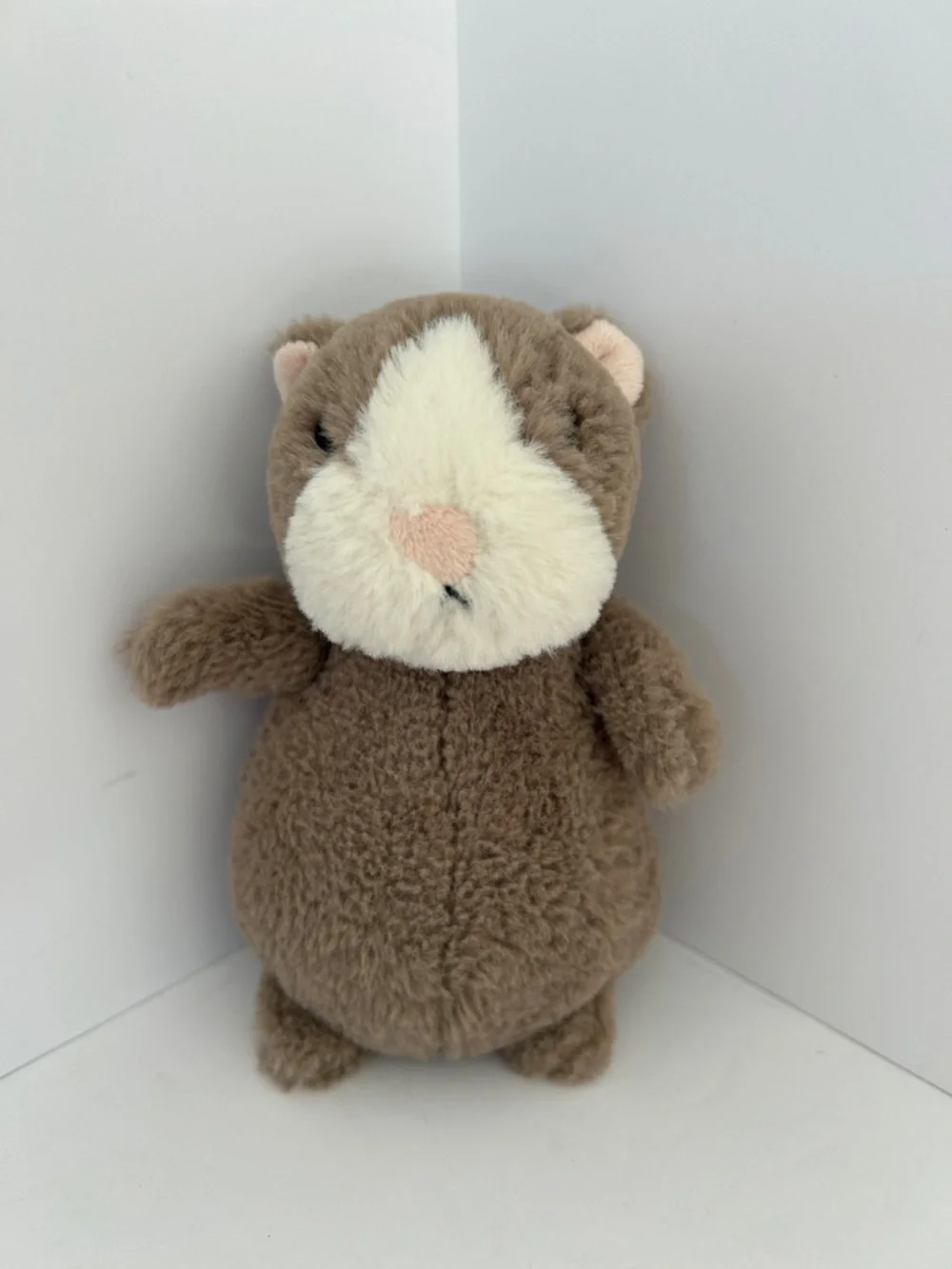 Jellycat Happy Nutmeg Hamster RARE Retired Stuffed Animal Plush Toy Collector 6”